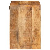 vidaXL Noćni ormarić Smeđa 35 x 33 x 48 cm Čvrsto drvo manga | shoptok.hr