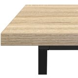  Stolić za kavu Sonoma hrast 100x50x40 cm od konstruiranog drva i metala | shoptok.hr