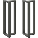  Noge za barsko mizo v obliki črke T 2 kosa antracit 40x35x(110-111) cm jeklo | Shoptok.si