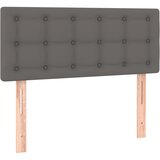 Maison Chic posteljno vzglavje - vzglavna omarica - nočna omarica sivo 100x5x78/88 cm umetno usnje, (21707371) Cene