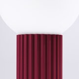 Nice Lamps Bordo rdeča namizna svetilka s steklenim senčilom (višina 19 cm) Orbital – | Shoptok.si