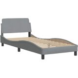  Okvir za krevet bez madraca Hvar svjetlosivi 80x200 cm od tkanine | shoptok.hr