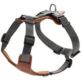 Hunter oprsnica za pse Aalborg Mixed S usnje/najlon konjak/siva | Shoptok.si