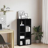  Biblioteka crni hrast 66x30x130 cm Inženirsko drvo | Shoptok.si