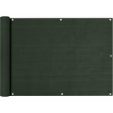vidaXL Balkonsko platno temno zeleno 75x600 cm HDPE, (20764716) Cene