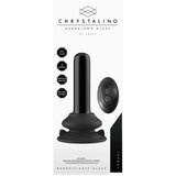 Chrystalino by Shots vibro dildo Thumby - Smooth Glass Vibrator with Suction Cup