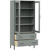  Regal za knjige sivi 85 x 35 x 172,5 cm od masivnog drva OSLO | Shoptok.si