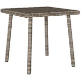  Vrtni stolić za kavu pravokutni sivi 40x40x37 cm poliratan | shoptok.hr