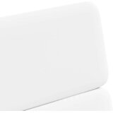  Blagovačke stolice s kotačima 2 pcs Bijelo 58 x 65 x 98 cm | shoptok.hr