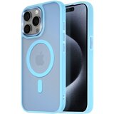 AVIZAR Ohišje MagSafe za iPhone 15 Pro Hrbtna podloga Frosted Obris, Svetlo modra, (5000010437) | Shoptok.si