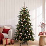  Umjetno božićno drvce s nogom 150 cm 150 LED lampica | shoptok.hr