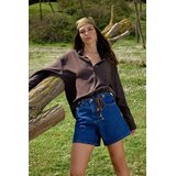 TRENDYOLMILLA ženski šorts Twoss26Sr00054, tamnoplava | Eponuda.com