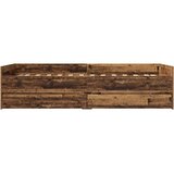  Krevetna konstrukcija Staro drvo 90 x 190 cm Čvrsto borovo drvo | shoptok.hr