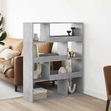 Sobna pregrada boja betona 100x33x125,5 cm konstruirano drvo | shoptok.hr