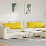 Jastučići za sofu 2 pcs Svijetlo žuta 120 x 40 cm tkanina | shoptok.hr
