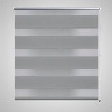 vidaXL Rolo roleta sa zebrastim linijama 140 x 175 cm Siva | shoptok.hr