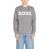 Boss Puloverji JERSEY WE BASIC CREW 50487133 Siva Cene