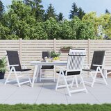  Jastuci za stolice 4 kom prošarano antracit 120x50x4cm tkanina | shoptok.hr