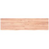  Zidna polica svjetlosmeđa 160x40x(2-4) cm obrađena hrastovina | shoptok.hr