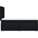  Krevet s oprugama i madracem crni 100 x 200 cm od tkanine | shoptok.hr