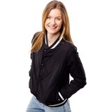 Glano Women's Quilted Bomber Jacket - Black Cijene