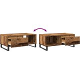  Stolić za kavu boja staro drvo 90x50x36,5 cm konstruirano drvo | shoptok.hr