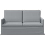  Kauč za dvoje Svjetlosiva 150 x 81 x 82 cm Tkanina Slike