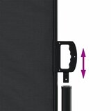  Bočna tenda na uvlačenje crna 180 x 1000 cm | shoptok.hr