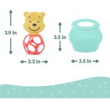 Bright Starts Hunny & Shake Winnie the Pooh grizalo z ropotuljico 2 kos | Shoptok.si