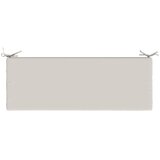  Jastučić za klupu SOEST 100% poliester Bijela 120 x 40 x 5 cm - Bijela 120 x 40 x 5 cm Melange | shoptok.hr