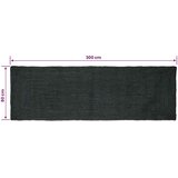  Tepisi za područja Pravokutni Tamnosiva 80 x 300 cm Juta | shoptok.hr