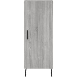  Visoka komoda siva sonome 34,5x34x180 cm od konstruiranog drva | shoptok.hr