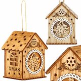 springos Božićna Dekoracija - Smeđe-Bijela, 6 x 9 cm | shoptok.hr