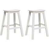 Barska stolica 2 pcs Bijelo 52 x 43 x 73,5 cm HDPE | shoptok.hr