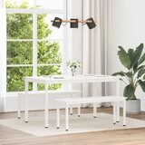  Klupa Bijelo 110 x 35 x 45 cm Čvrsto borovo drvo | shoptok.hr