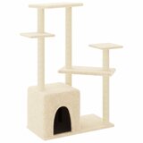  Penjalica za mačke sa stupovima za grebanje krem 107,5 cm | shoptok.hr