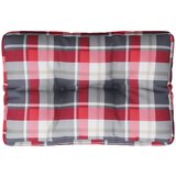  The Living Store Blazina za kavč iz palet rdeč karo vzorec 50x40x12 cm - Blazina Za Palete, (21487213) | Shoptok.si