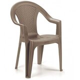 ARETA Stolica ISCHIA 57x58,5x81,5cm PVC smeđa | Eponuda.ba