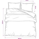  Set posteljine za poplun ružičasti 200x200 cm pamučni | shoptok.hr