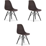 Brandless OSAKA stol kava / črne noge x 3, (22030624) Cene