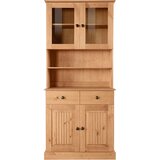 Støraa Vitrina od masivnog bora u prirodnoj boji 181x34 cm Mille – | shoptok.hr
