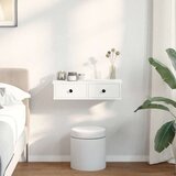vidaXL Zidna polica s ladicama bijela 60x28x15 cm konstruirano drvo | shoptok.hr