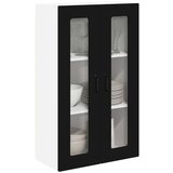 vidaXL Zidni kuhinjski ormarić Crna 60 x 31 x 100 cm Konstruirano drvo | shoptok.hr