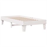  Krevet s regalom za knjige bez madraca bijeli 90x200cm borovina | shoptok.hr