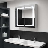 vidaXL LED kupaonski ormarić s ogledalom 80 x 12,2 x 68 cm Cijene