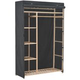 vidaXL Garderobna omara 110x40x170 cm sivo blago Cene