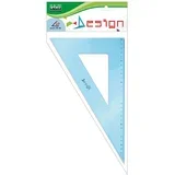 Ravnilo trikotnik 60° 30cm lebez pvc svetlo moder 756 LEBEZ
