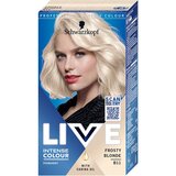LIVE Intense Colour permanentna barva za lase odtenek B11 Frosty Blonde Cene