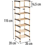 Olimp Sport Višenamenska drvena polica modularna Seowood SCS-3507 | ePonuda.com