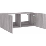  Zidni TV ormarić s LED svjetlima siva boja hrasta 100x35x41 cm | shoptok.hr